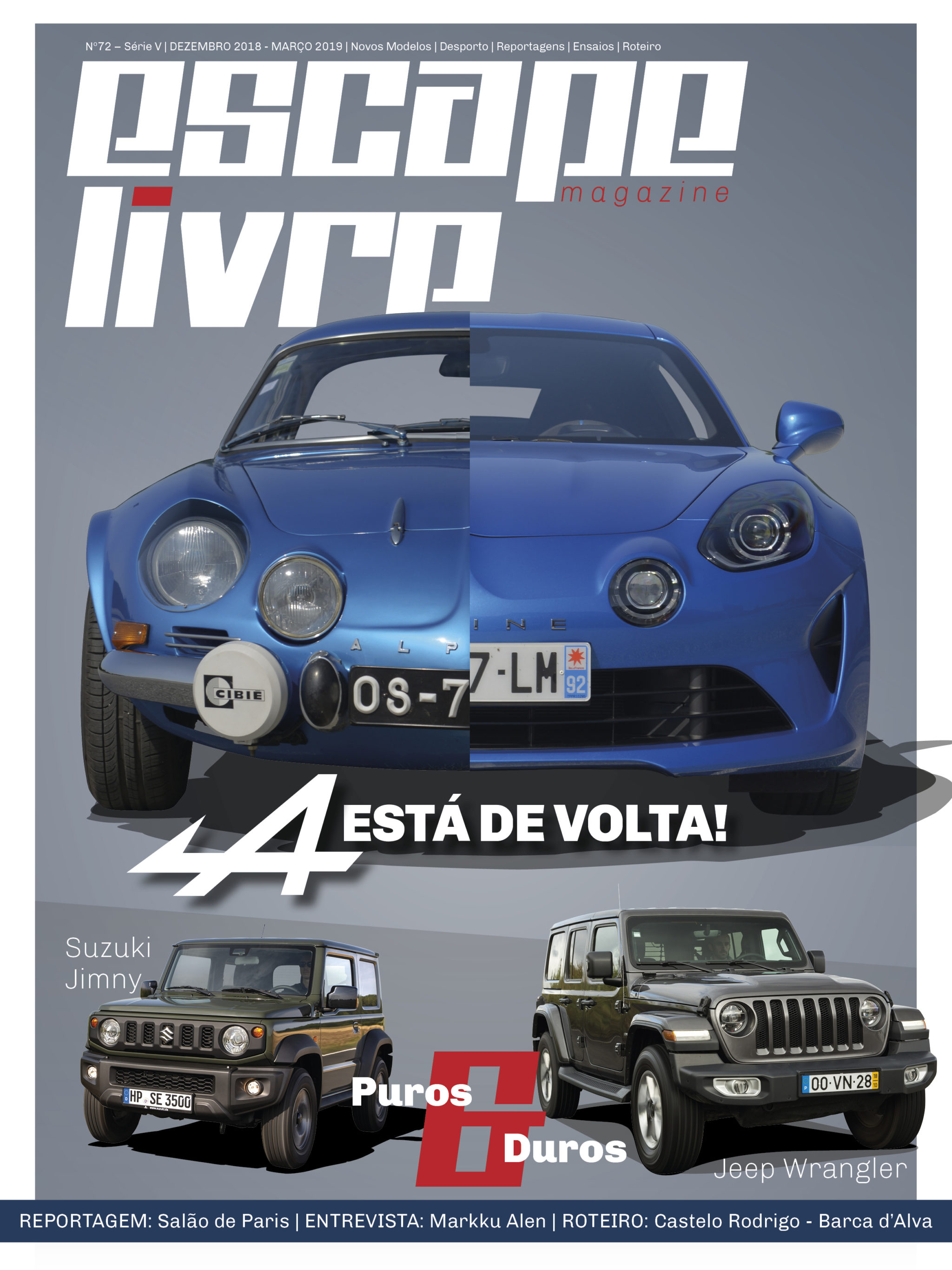 Capa Escape Livre Magazine 72