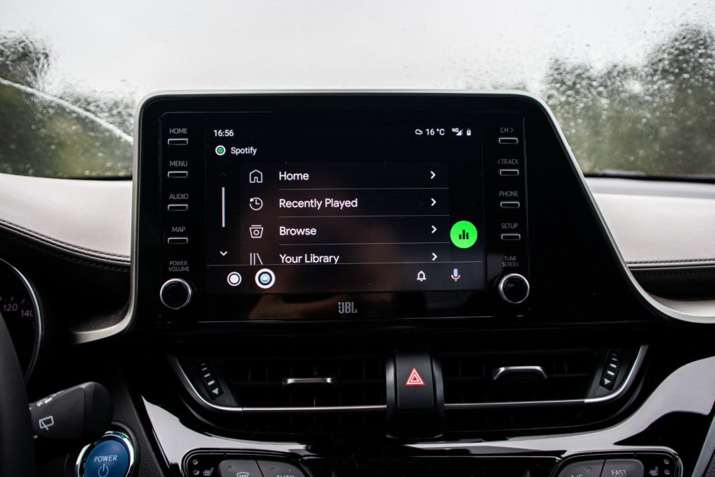 Toyota Android auto Spotify