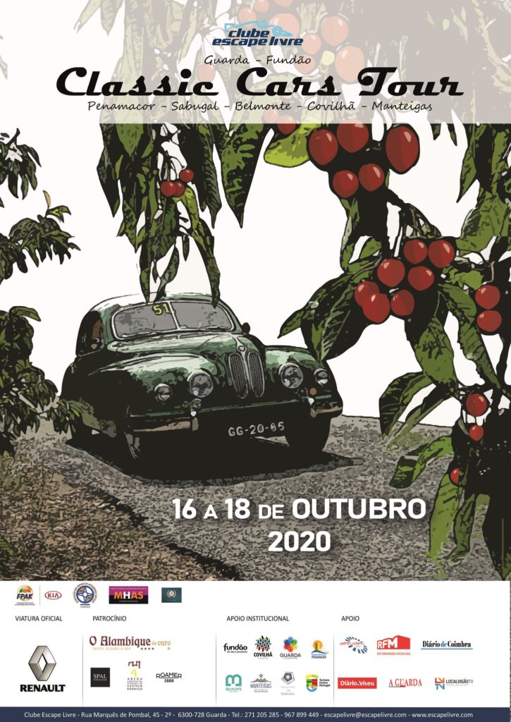 Cartaz Classic Cars Tour 2020