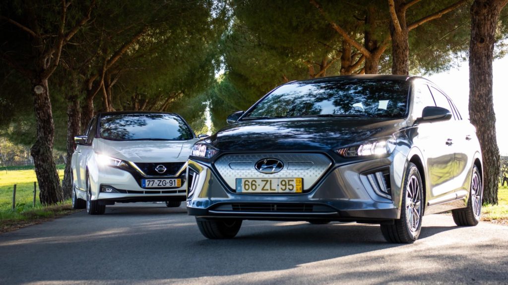 Comparativo Nissan Leaf vs Hyundai Ioniq 40