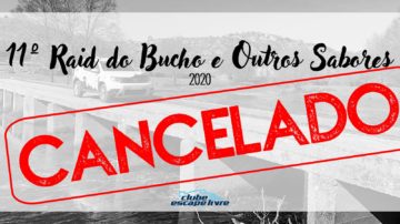 11º RAID DO BUCHO CANCELADO