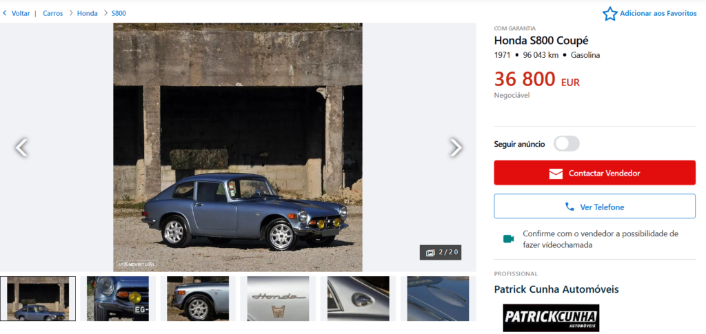 Honda S800 SV