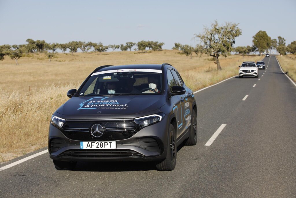 Volta Elétrica a Portugal Mercedes EQA 10