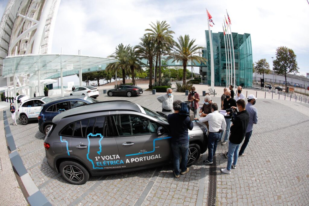Volta Elétrica a Portugal Mercedes EQA 102