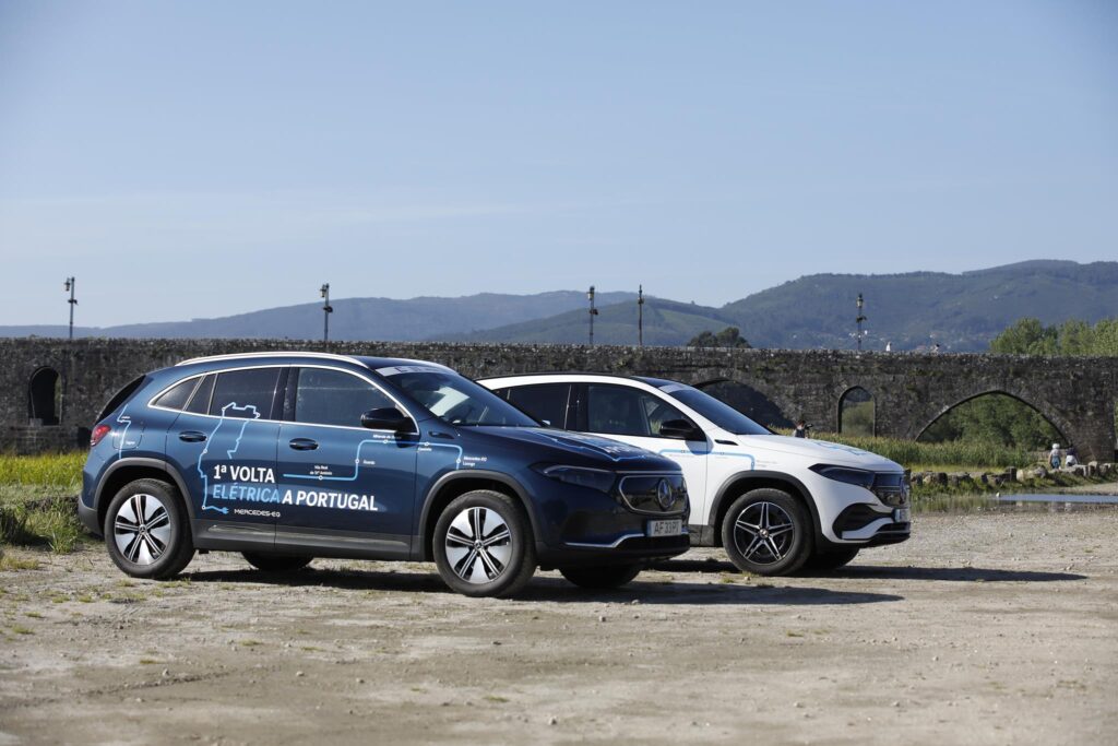 Volta Elétrica a Portugal Mercedes EQA 12