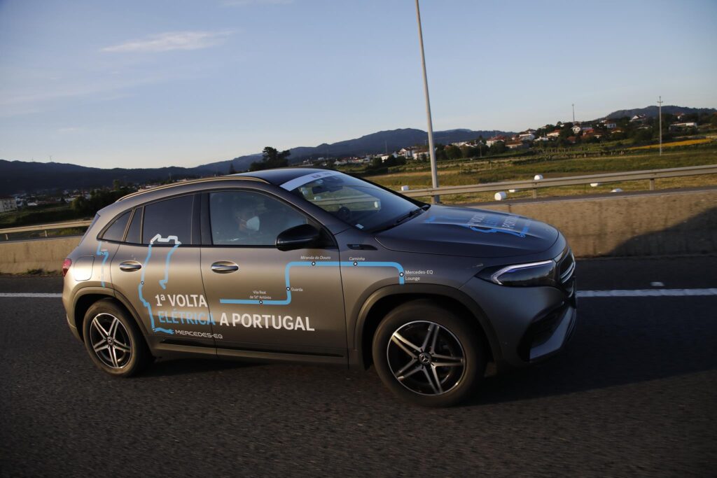 Volta Elétrica a Portugal Mercedes EQA 16