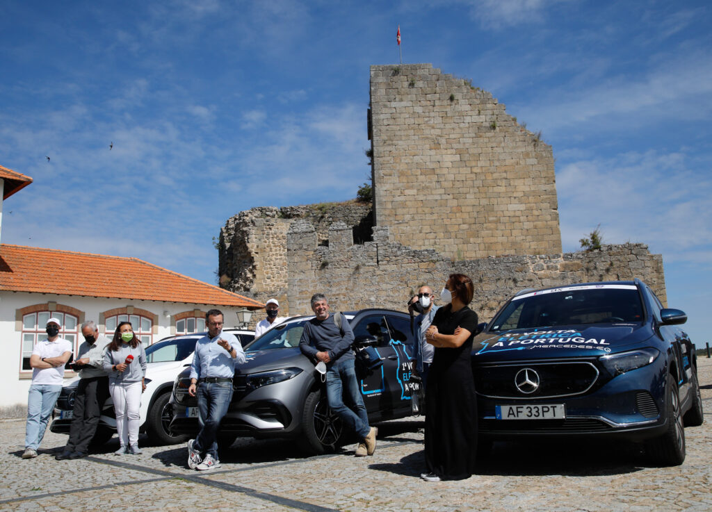 Volta Elétrica a Portugal Mercedes EQA 70