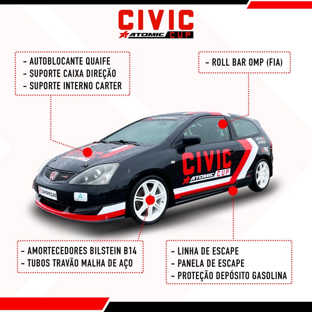 Civic Atomic CUP Preparacao