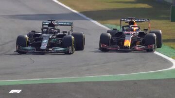 Hamilton vs Verstappen GP Italy 2021