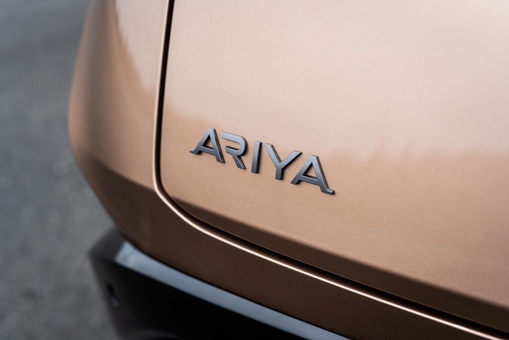 Nissan Ariya badge Ariya