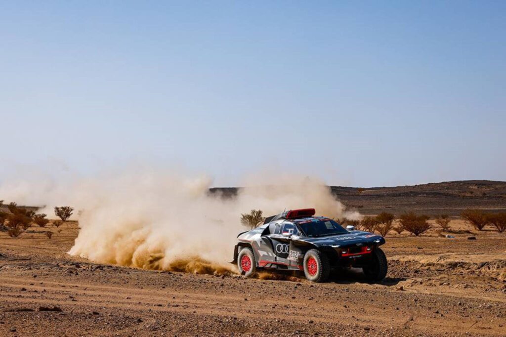 Carlos Sainz Team Audi RS Q e tron Stage 10 Dakar 2022