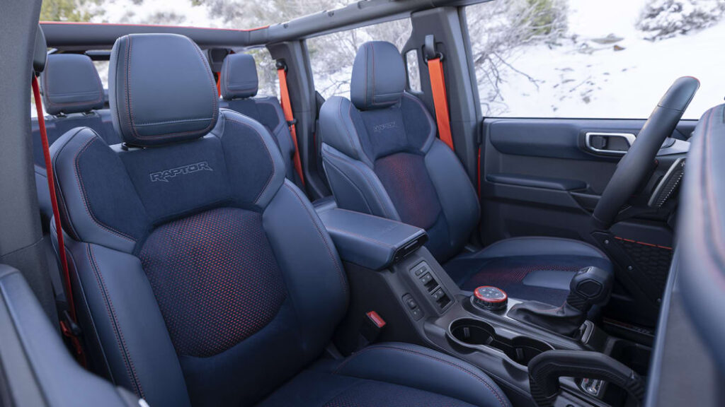 Ford Bronco Raptor interior