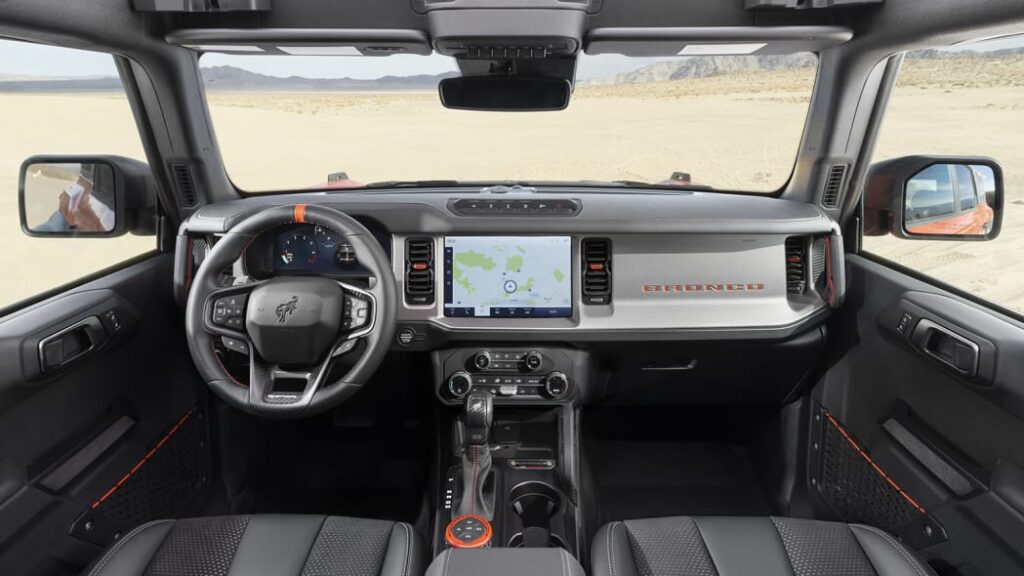 Ford Bronco Raptor interior 2