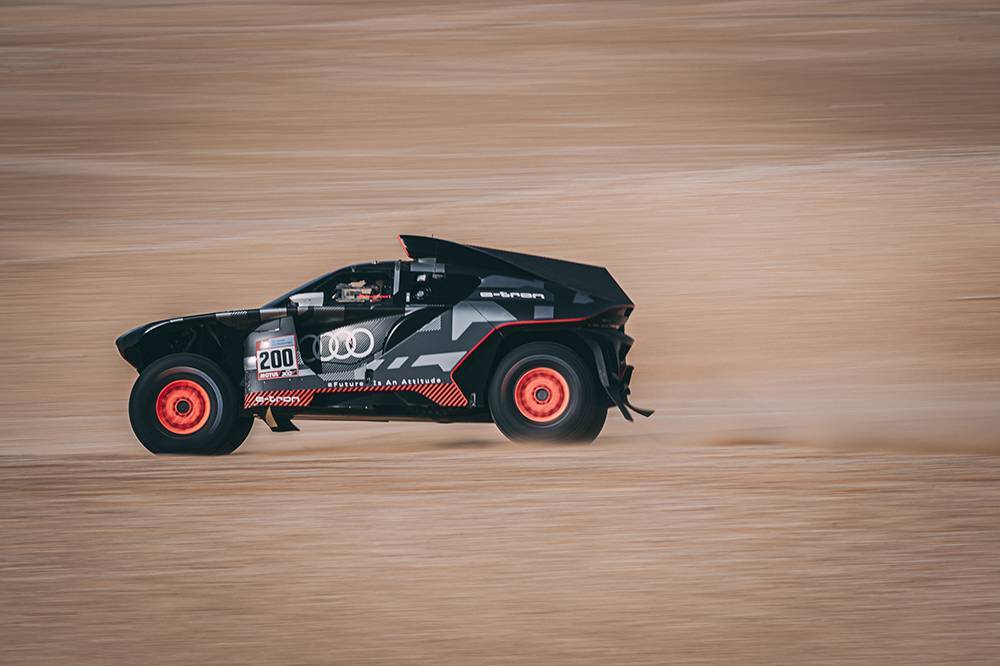 Stephane Peterhansel Audi Sport Stage 4 Dakar 2022 2