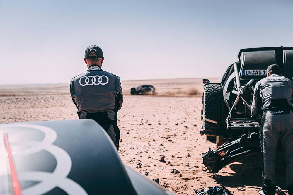 Stephane Peterhansel Audi Sport Stage 4 Dakar 2022