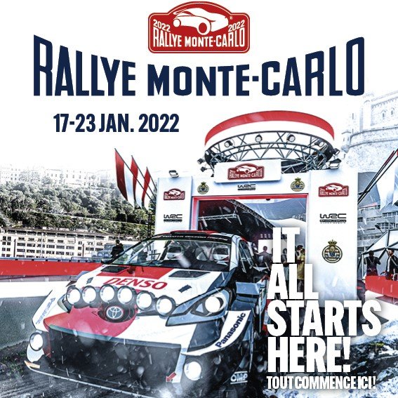 monte carlo rally 2022 poster