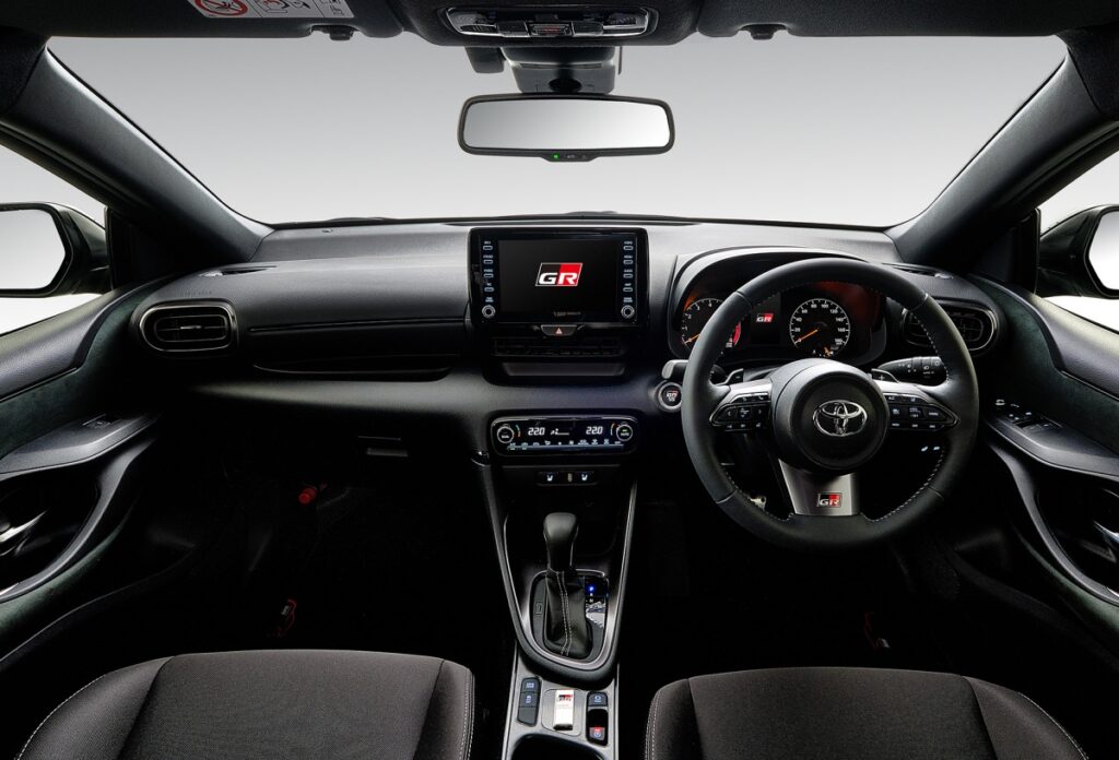 Toyota GR Yaris RS JDM spec interior