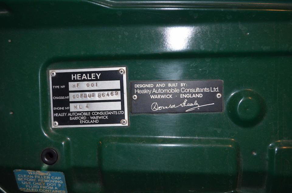 healey fiesta prototipo pormenor placa