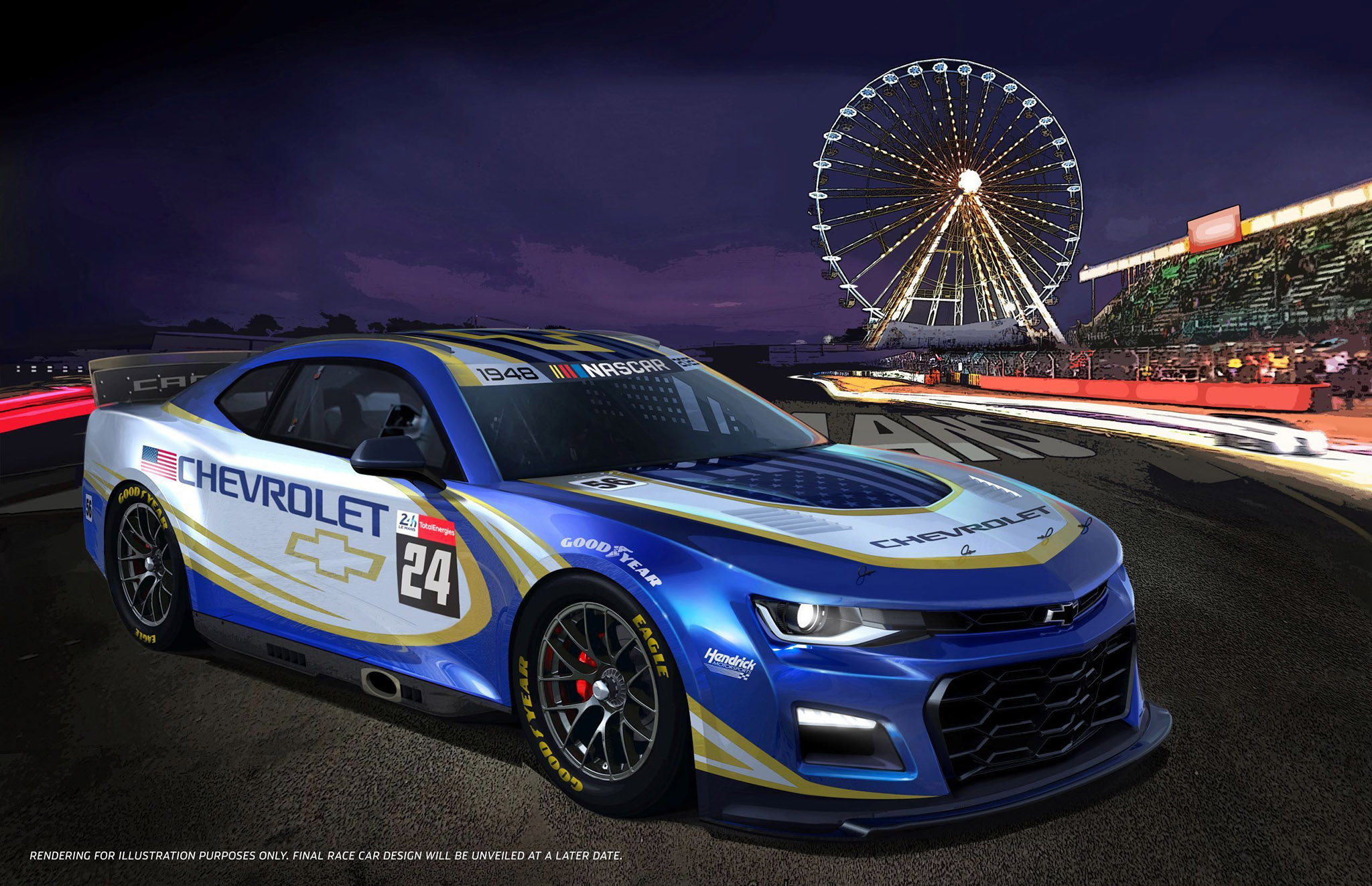 Camaro ZL1 NextGen Nascar em LeMans