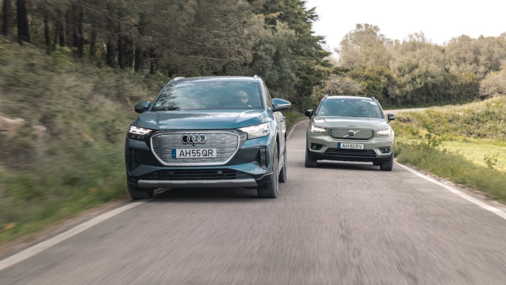 Comparativo Volvo XC40 P8 vs Audi Q4 50 47