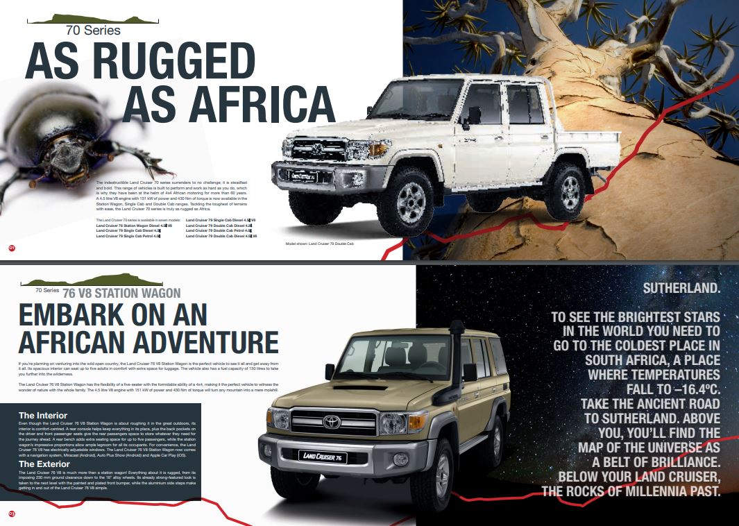 Toyota Land Cruiser 70 catalogo