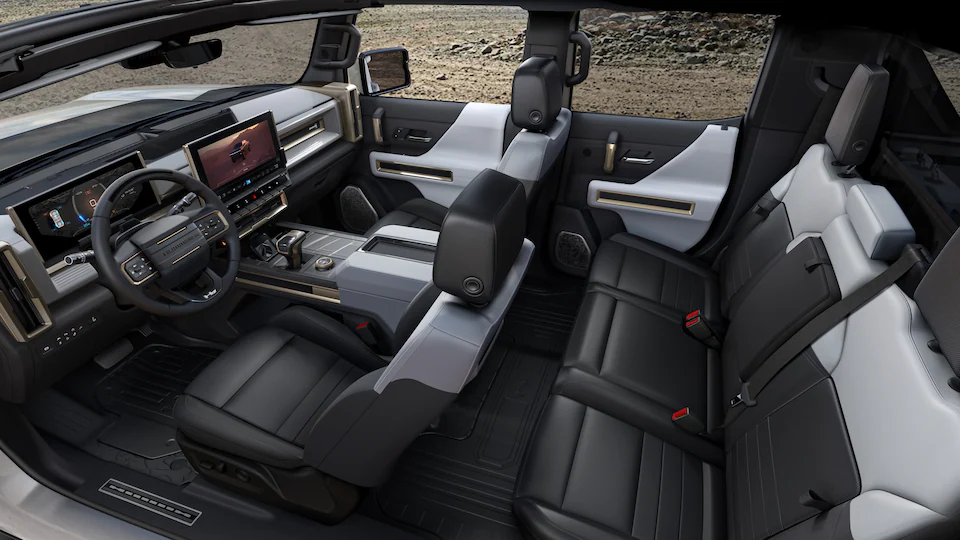 GMC hummer ev interior reveal