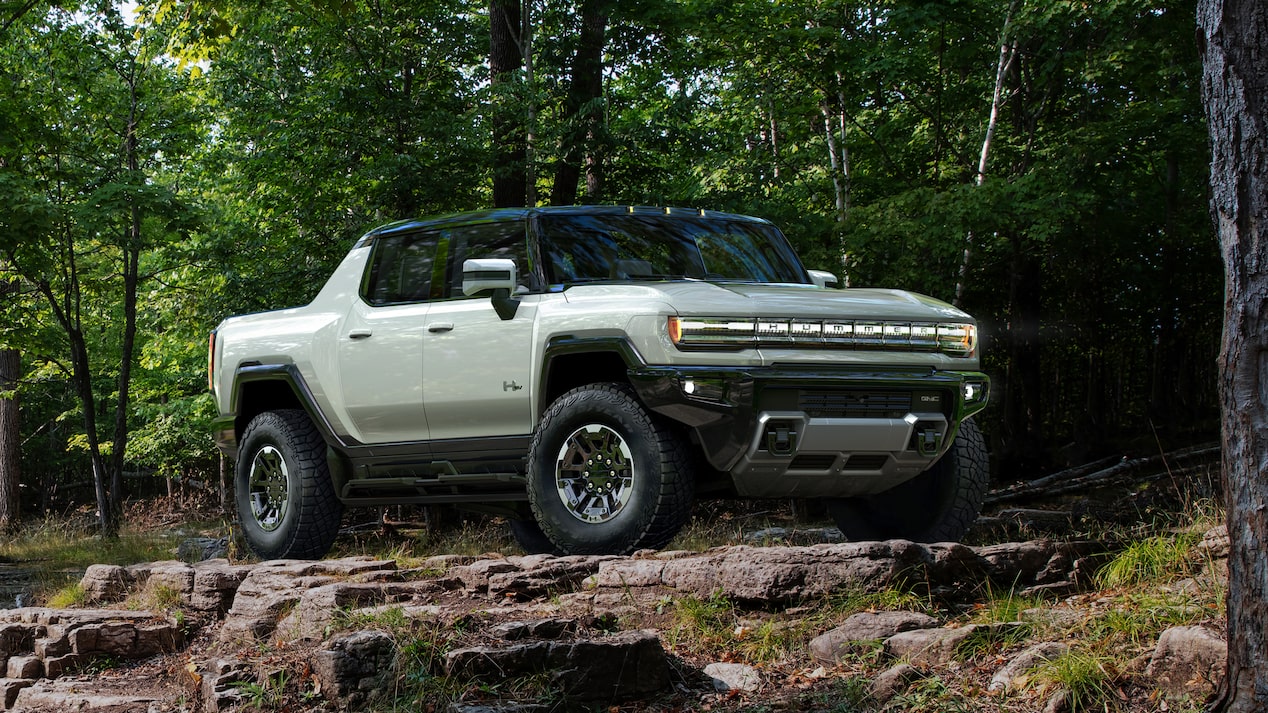 GMC hummer ev pick up reveal ext