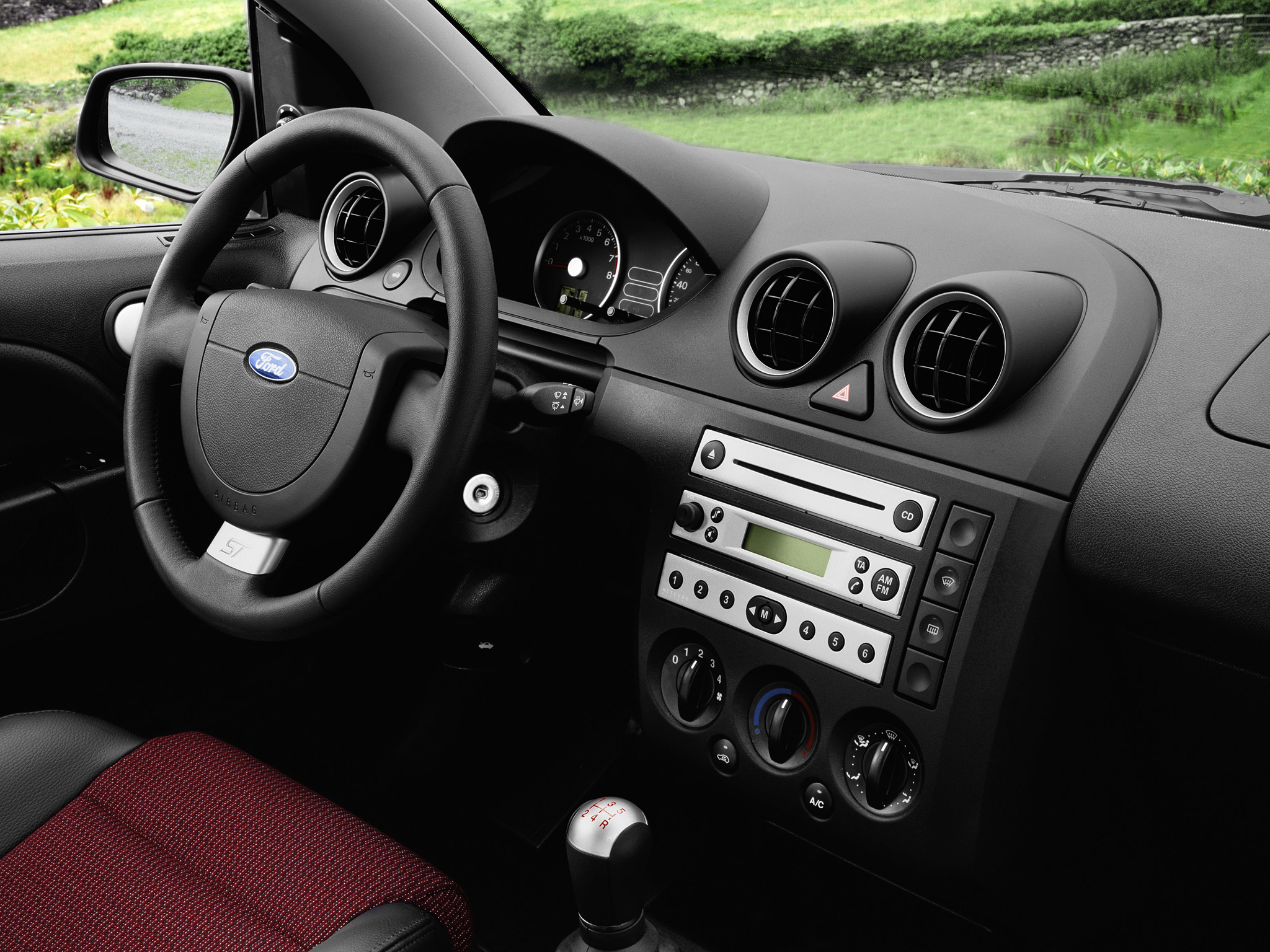 ford fiesta st mk6 interior