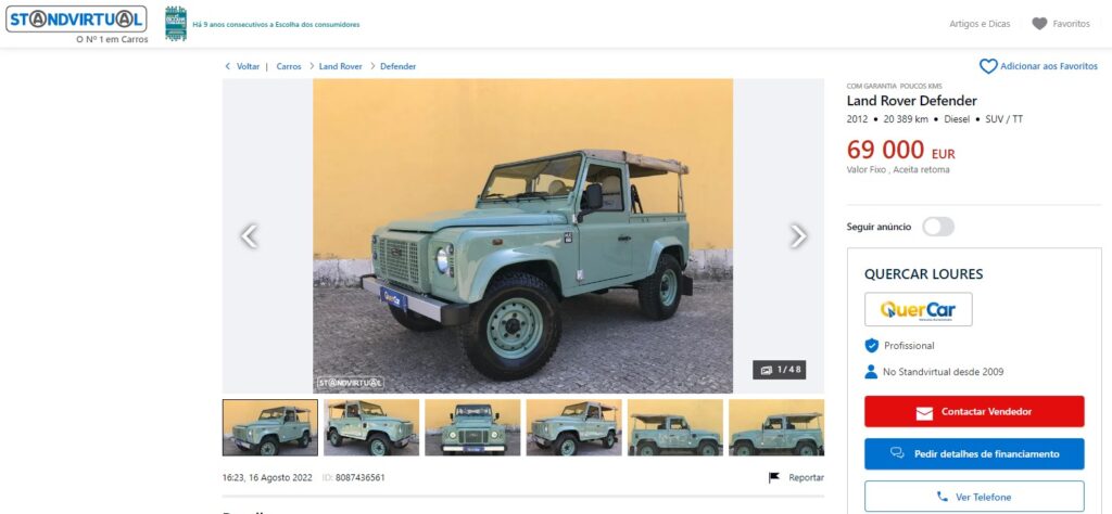 Land Rover Defender Heritage Quercar
