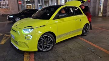 Abarth 500 eletrico fuga de imagens 2