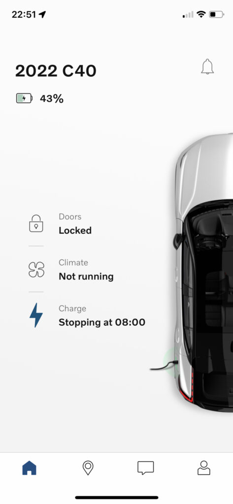 App Volvo C40 Recharge5