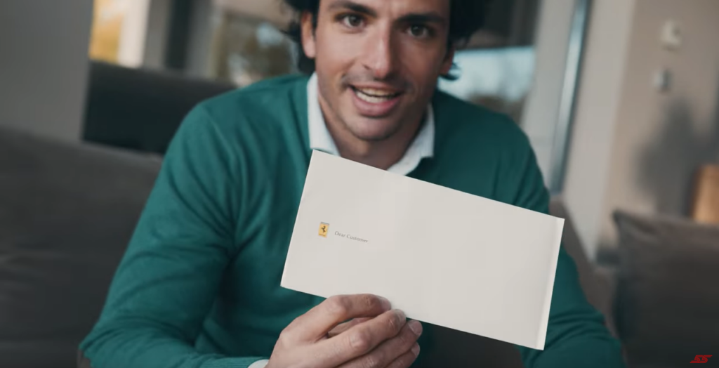 CARLOS SAINZ JR NOVO FERRARI