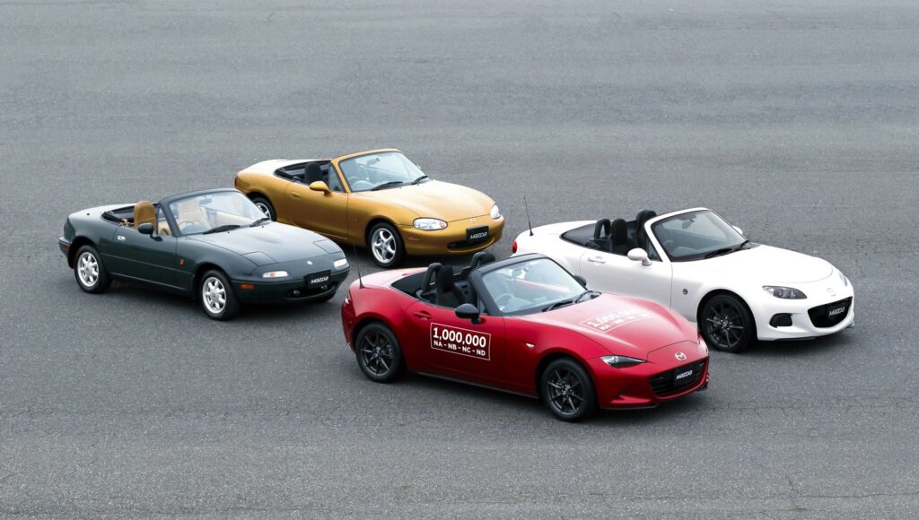 Mazda MX 5 All generations 1million