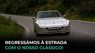 Regressamos a estrada com O nosso Classico Porsche 944