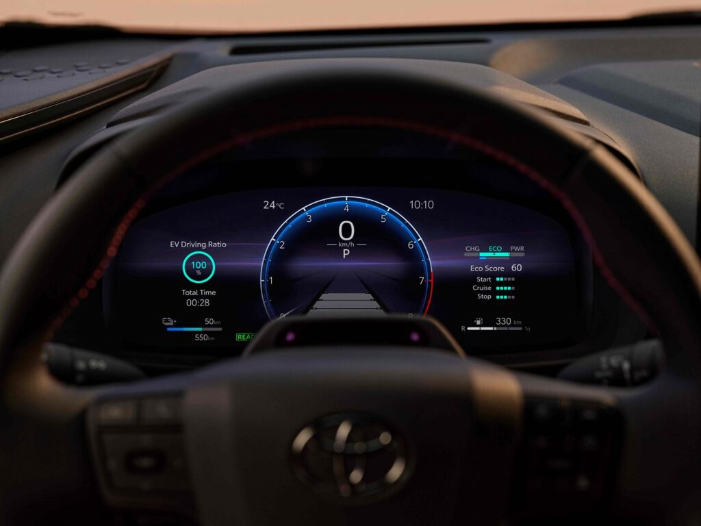 NG Toyota CHR interior detail