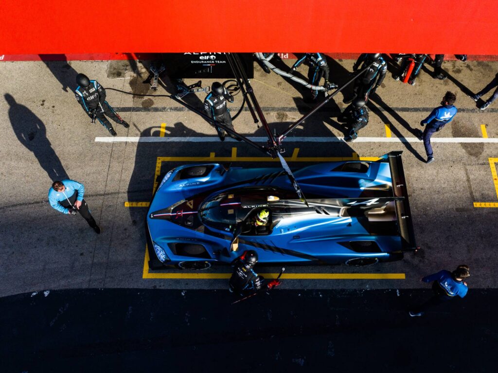 Alpine A424 testes WEC em Portimao AIA 12