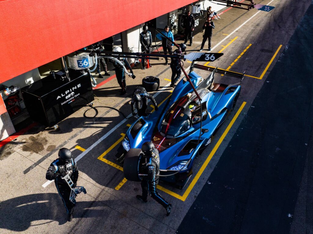 Alpine A424 testes WEC em Portimao AIA 13