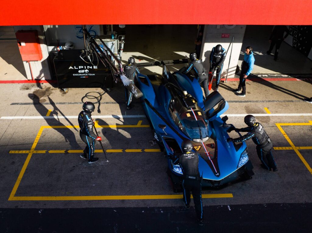 Alpine A424 testes WEC em Portimao AIA 14