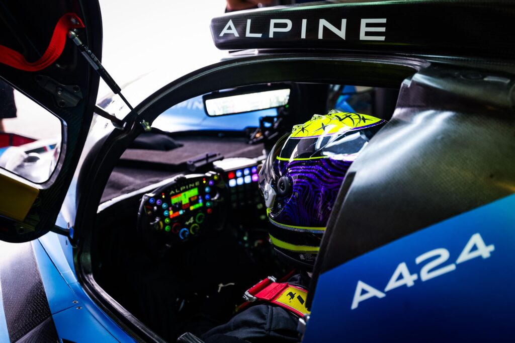 Alpine A424 testes WEC em Portimao Mick Schumacher 7