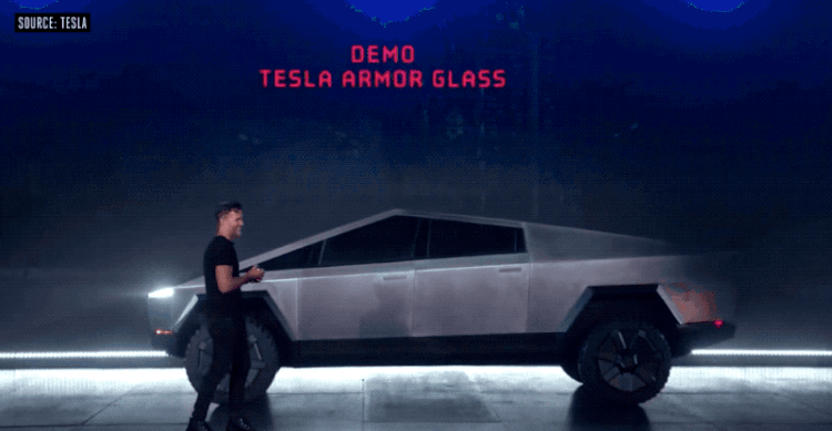 Tesla Cybertruck teste