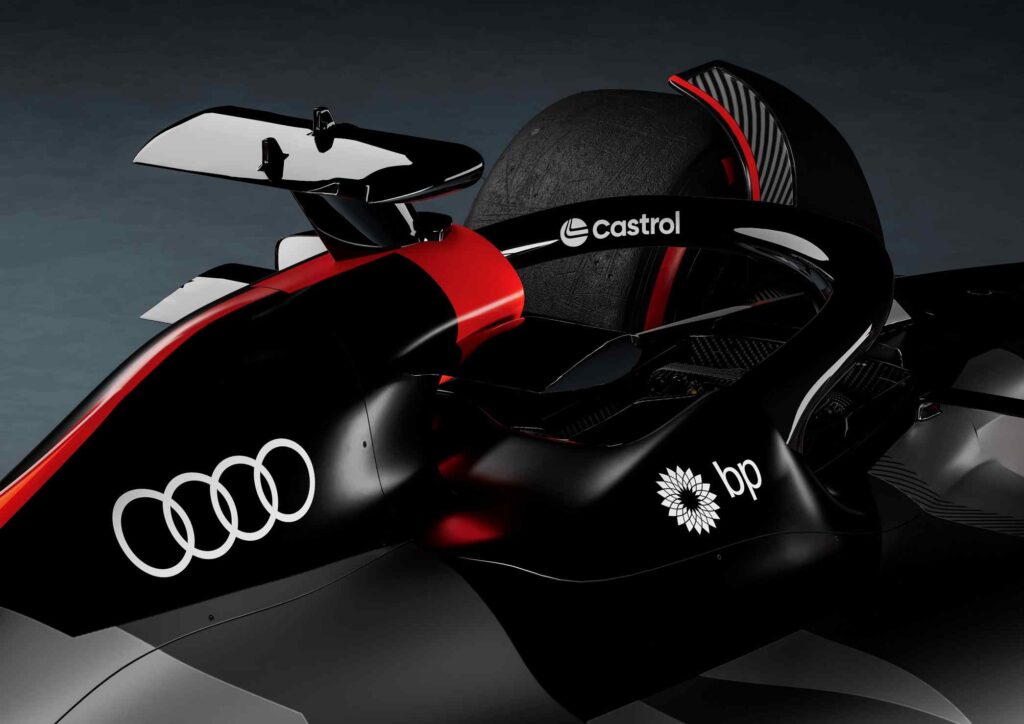 Showcar with Audi F1 launch livery
