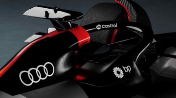 Showcar with Audi F1 launch livery