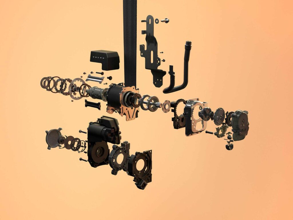 New multi adaptive safety belt exploded view
